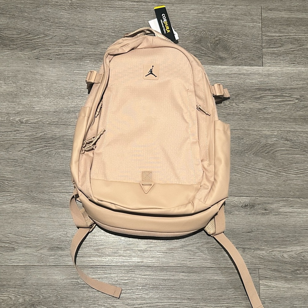 JORDAN CORDURA FRANCHISE BACKPACK BEIGE LIGHTWEIGHT SCHOOL $95